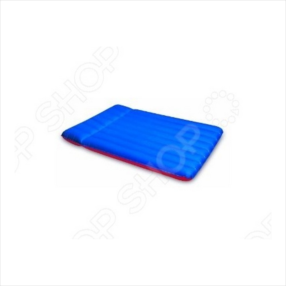 Матрас ткань/ПВХ Bestway 67016, 2х местный 203х147 см (сине-красный)