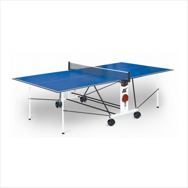 Теннисный стол Compact LX BLUE - усовершенствованная модель стола для использования в помещениях