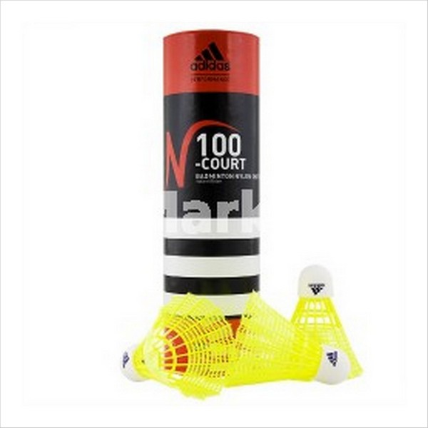 Воланы для бадминтона Adidas N100 Court-Fast (нейлон), уп.6 шт., быстр. скор.