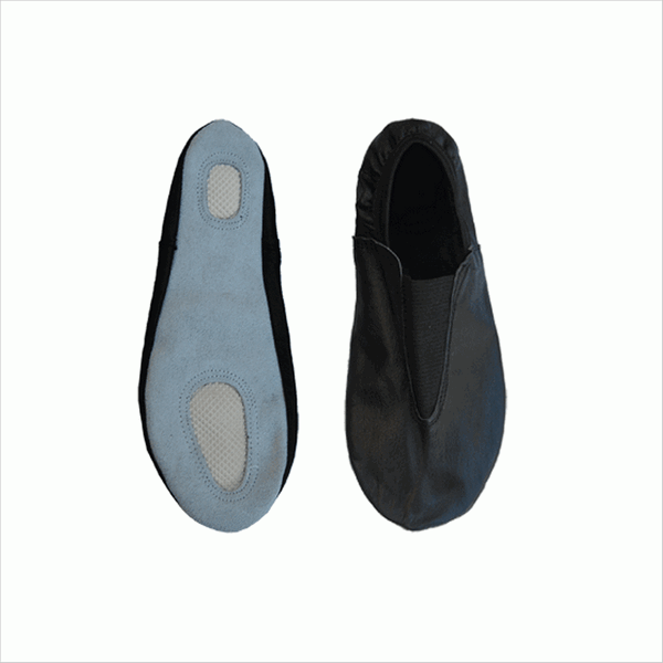 Чешки гимнастичесие SPRINTER кожаные (черные) Размер: 28-40
