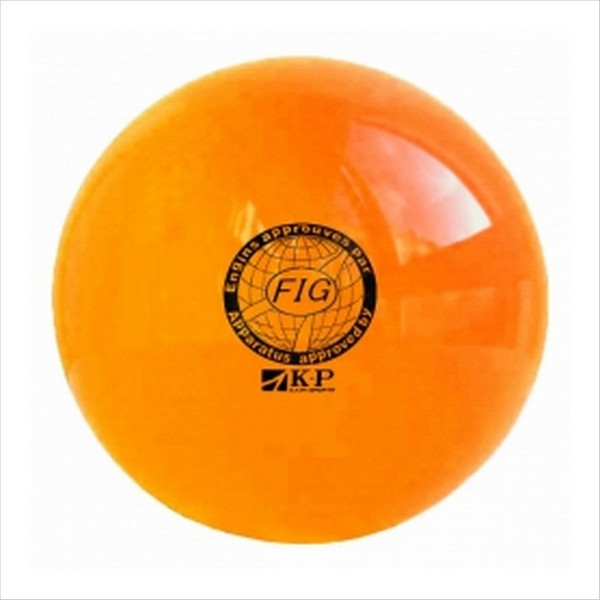 Мяч для художественной гимнастики (оранжевый) (20см, 410гр.)