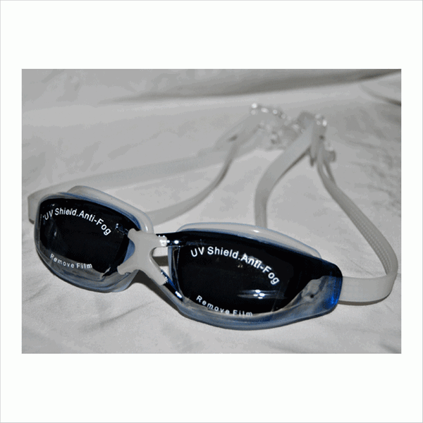 Очки для плавания, оправа - силикон, зерк. линзы с защитой UV, WG42А