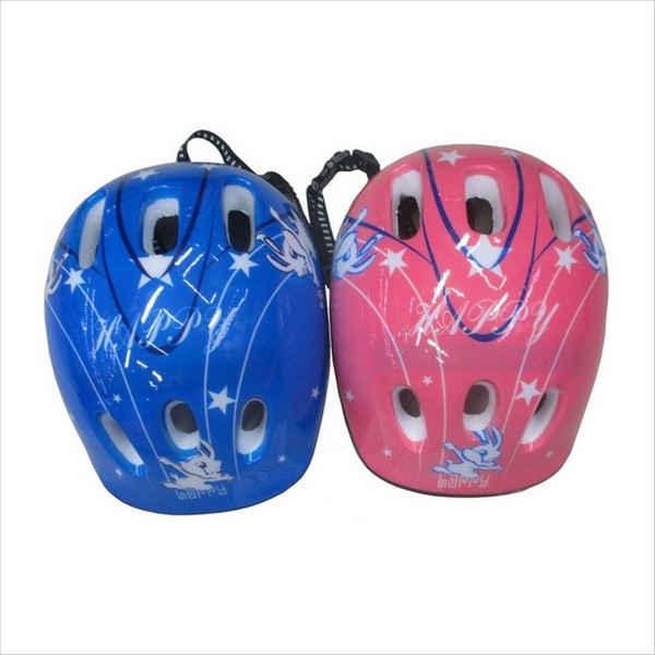 Шлем F11720-защитный (розовый/голубой)