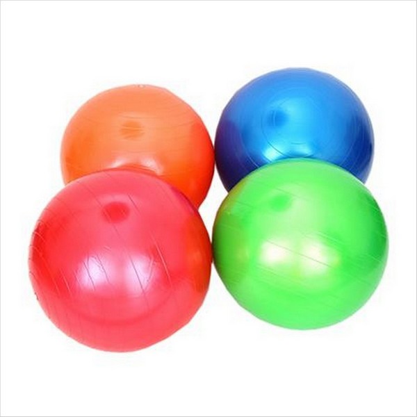Мяч для фитнеса, ПВХ, 75см, 900гр, 6 цветов, в коробке