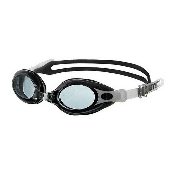 Очки для плавания Atemi, силикон (чёрн/бел), M501