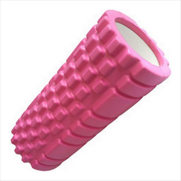 Ролик для йоги (розовый) 33х14 см ЭВА/АБС