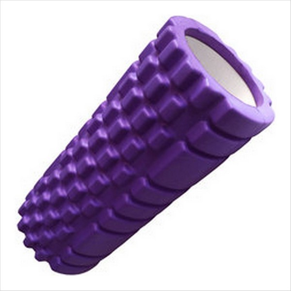 Ролик для йоги (фиолетовый) 33х14см ЭВА/АБС