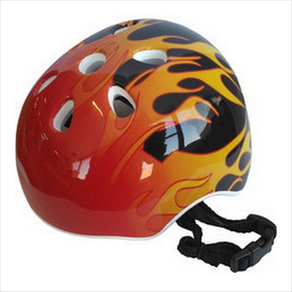 Шлем велосипедный (огонь), 6 отверстий, на застежке D26052-5