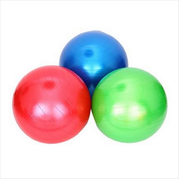 Мяч для фитнеса гимнастический SILAPRO ПВХ, d85см, 1000гр, 6 цветов, в коробке