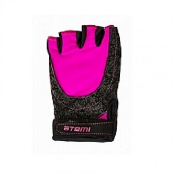 Перчатки для фитнеса Atemi, AFG06PM, черно-розовые, размер M