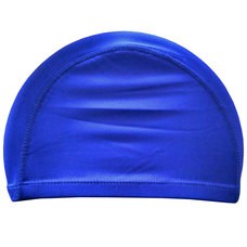 Шапочка для плавания взрослая текстиль (синяя)C33534