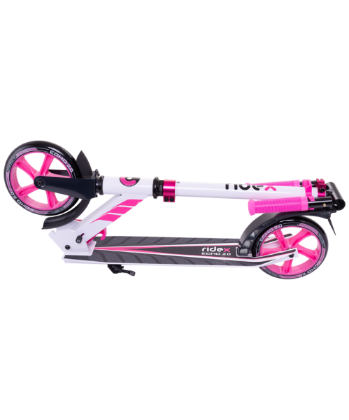 Самокат Ridex 2-колесный Echo 2.0 180 мм, белый/розовый