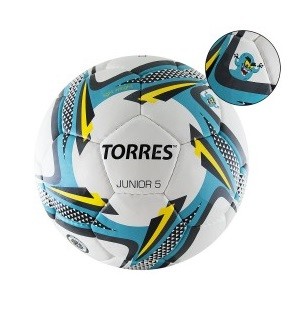 Мяч ф/б TORRES Junior  р.5, 32 пан, глянц PU F318225