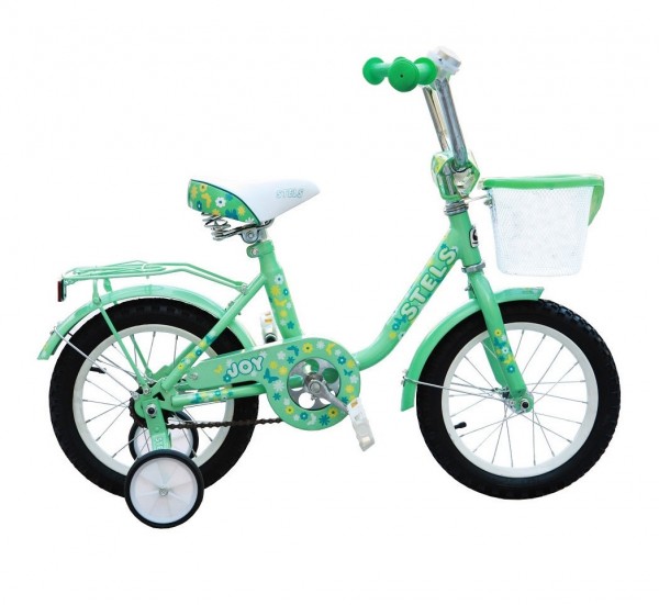 Велосипед STELS Joy 14"  (Светло-зелёный)