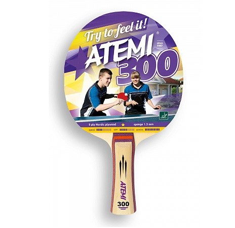 Ракетка для настольного тенниса ATEMI 300 СV
