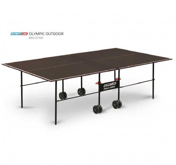 Теннисный стол Olympic Outdoor без сетки - стол с влагостойким покрытием для открытых площадок