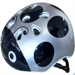 Шлем велосипедный (серебро), 7 отверстий, на застежке D26052-1