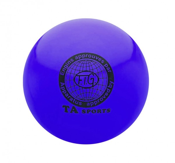 Мяч для художественной гимнастики. Диаметр 15 см. Цвет синий .(07752)