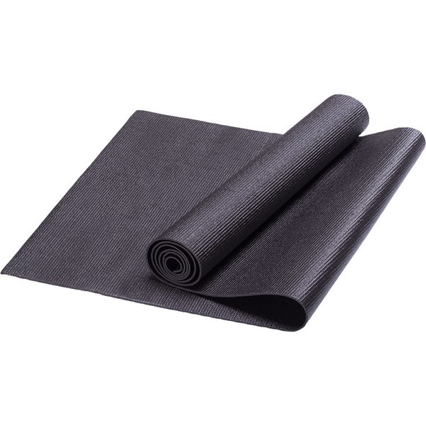 Коврик для йоги, PVC, 173x61x0,5 см (черный) HKEM112-05-BLK 