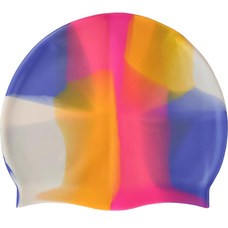 Шапочка для плавания силиконовая (желто/васильковая/розовая)B31518-4,7,11 