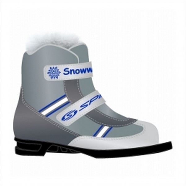 Ботинки лыжные SPINE Kids Velcro 104 крепление 75 мм