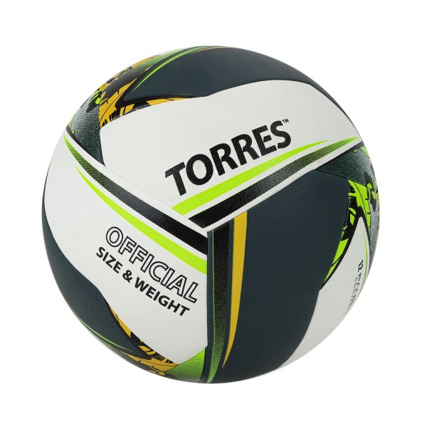 Мяч в/б TORRES Save р.5, синт.кожа (ПУ), гибрид