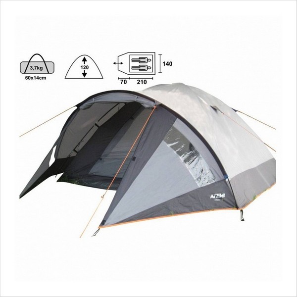 Палатка 2-х местная двухслойная ATEMI ANGARA 2 (Camping)