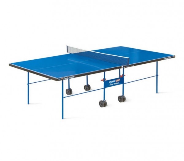 Теннисный стол Game Outdoor blue - любительский всепогодный стол для использования на открытых площадках и в помещениях