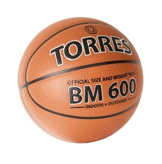 Мяч б/б TORRES BM600, р.5 нейлон. корд, бут.B10025