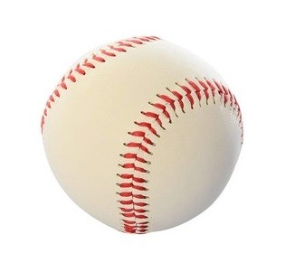 Мяч бейсбольный 9" (белый) E33512